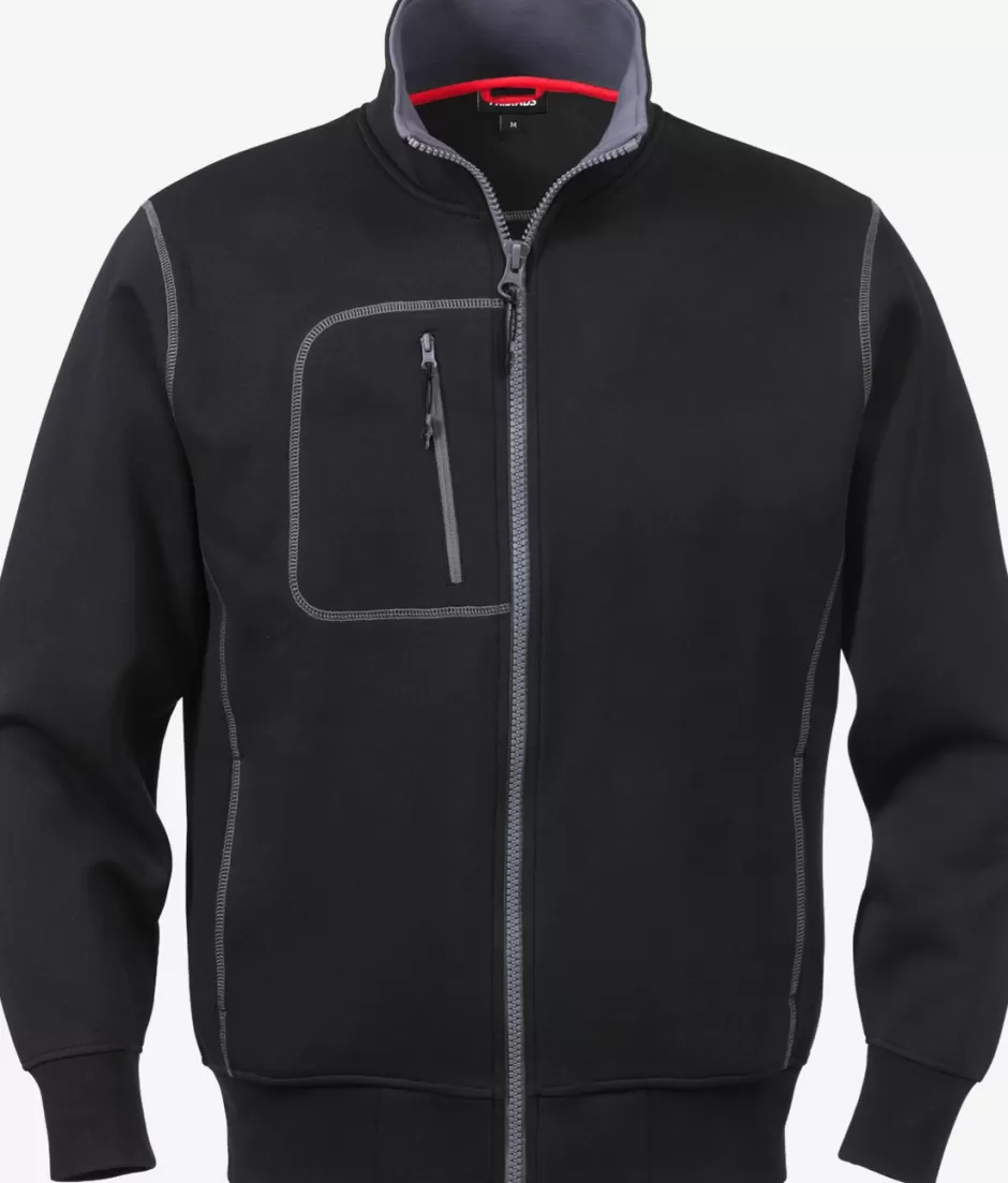 Fristads Sweatjack 1747 DF<Heren Sweatshirts | Sweatshirts