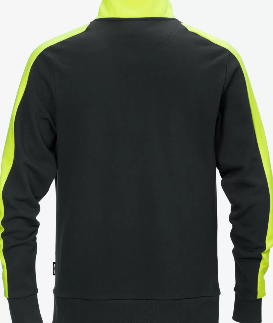 Fristads Sweatshirt Met Korte Rits 7449 RTS<Heren Sweatshirts | Sweatshirts