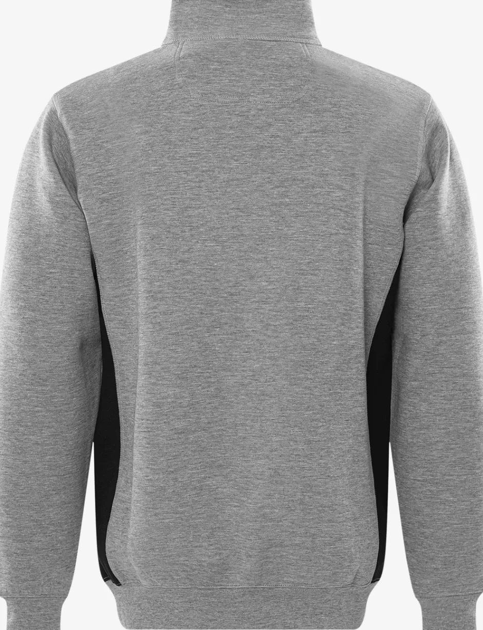 Fristads Sweatshirt Met Korte Ritssluiting 1705 DF<Heren Sweatshirts | Sweatshirts