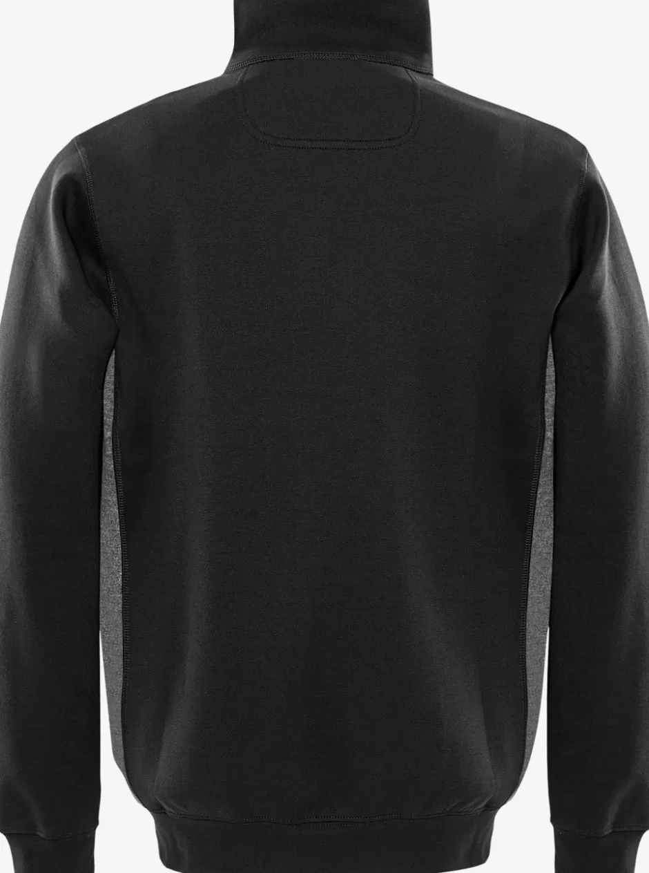 Fristads Sweatshirt Met Korte Ritssluiting 1705 DF<Heren Sweatshirts | Sweatshirts